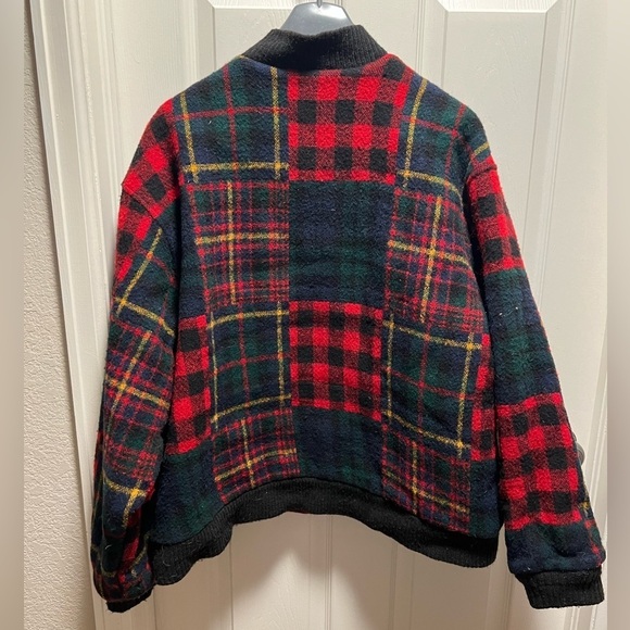 Woolrich | Vintage Patchwork Wool Coat Men's Sz XL - Picture 2 of 9